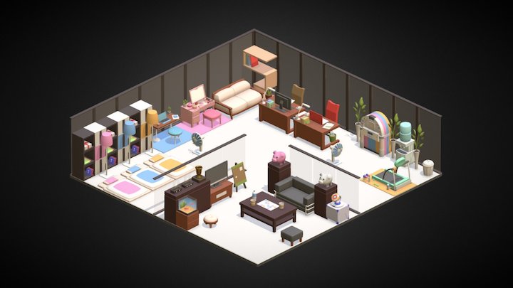 Office IM@S 3D Model