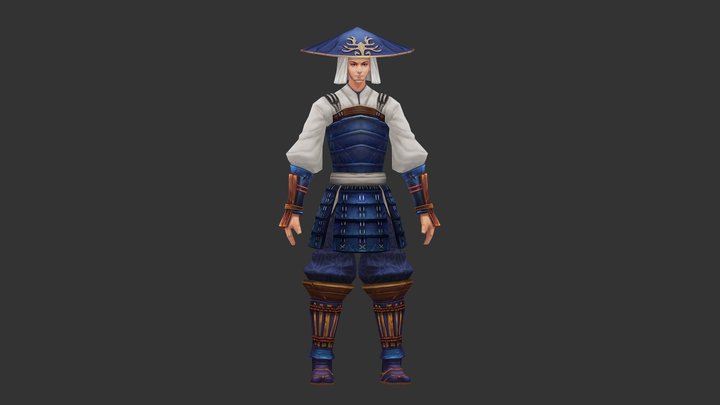 Japan soldier 3D Model