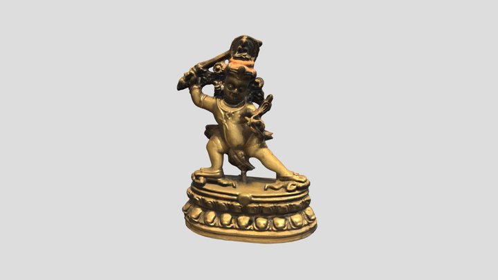 Statue of Manjushree 3D Model