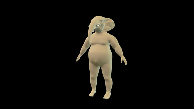 Elefante 3D Model