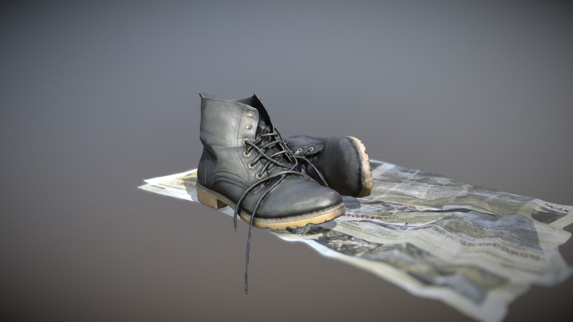 Leather Boots - Black