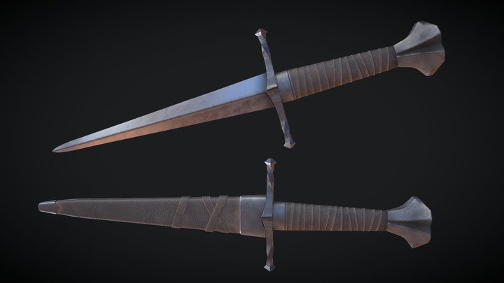 Thief's Dagger 3D Model