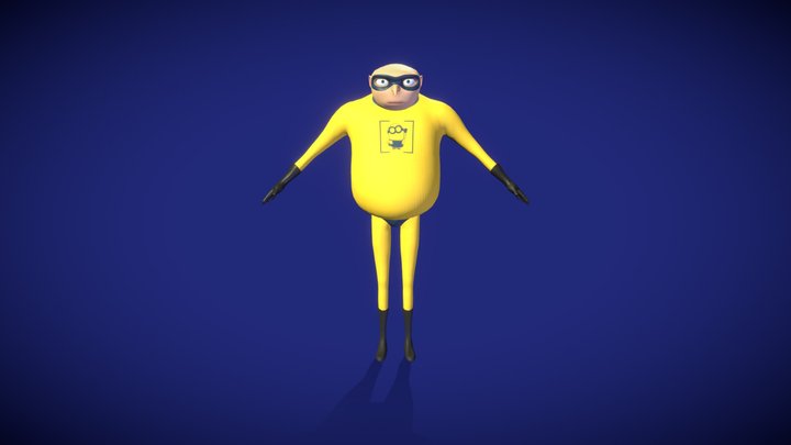 Super Gru Character Model 3D Model