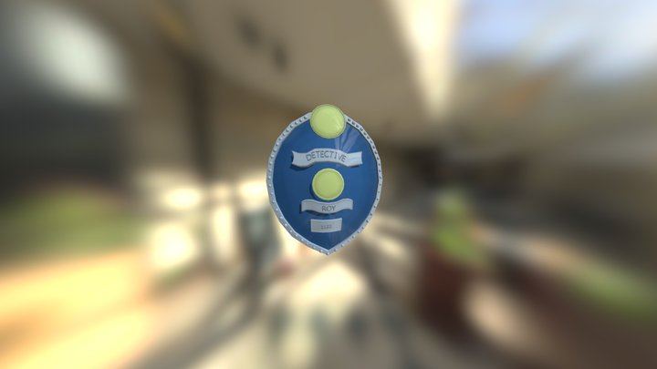 Police Shield 3D Model