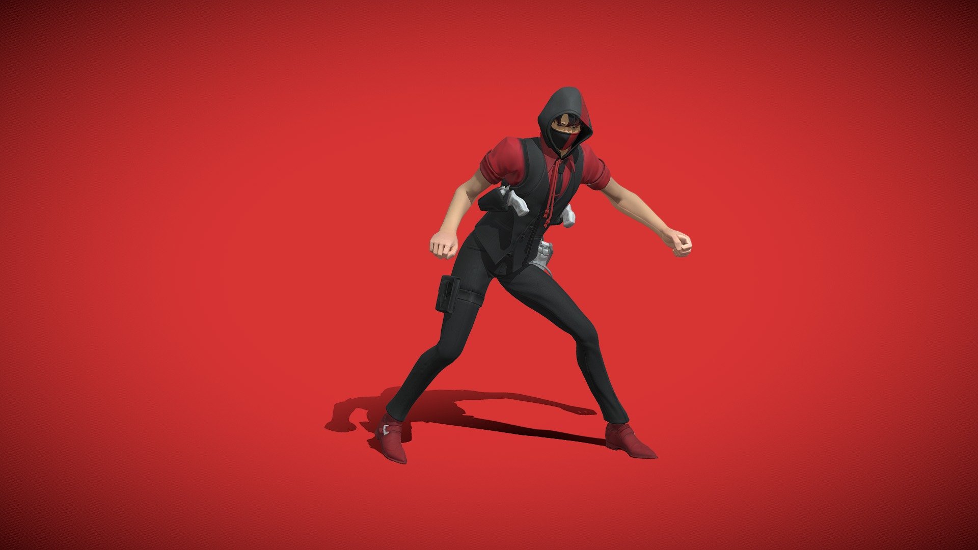 Fortnite Ikonik Agent With Smooth Moves Emote - Download Free 3D model