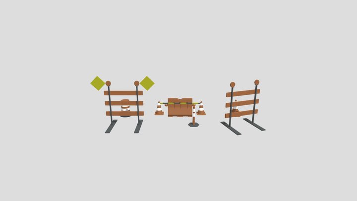 Roadworks 3D Model