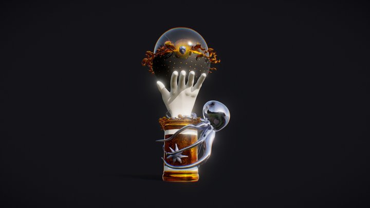 Imperial Fish Bowl 3D Model
