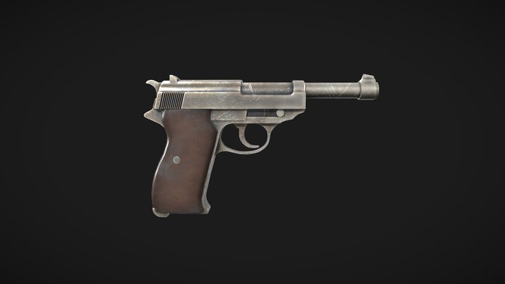 Walther P38 3D Model