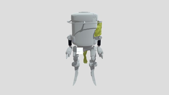 grass robot2 3D Model