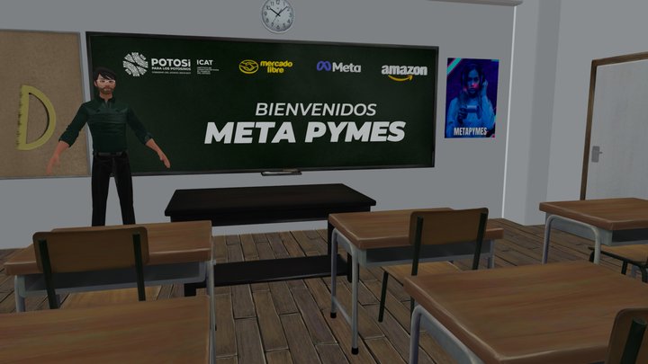 CLASSROOM - METAPYMES 3D Model