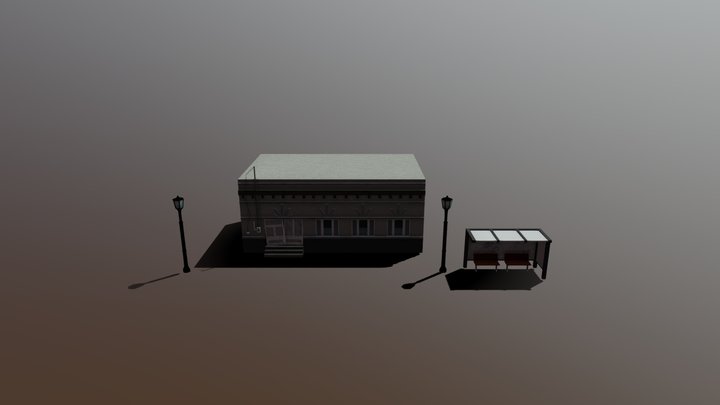 Escena Calle Final 3D Model