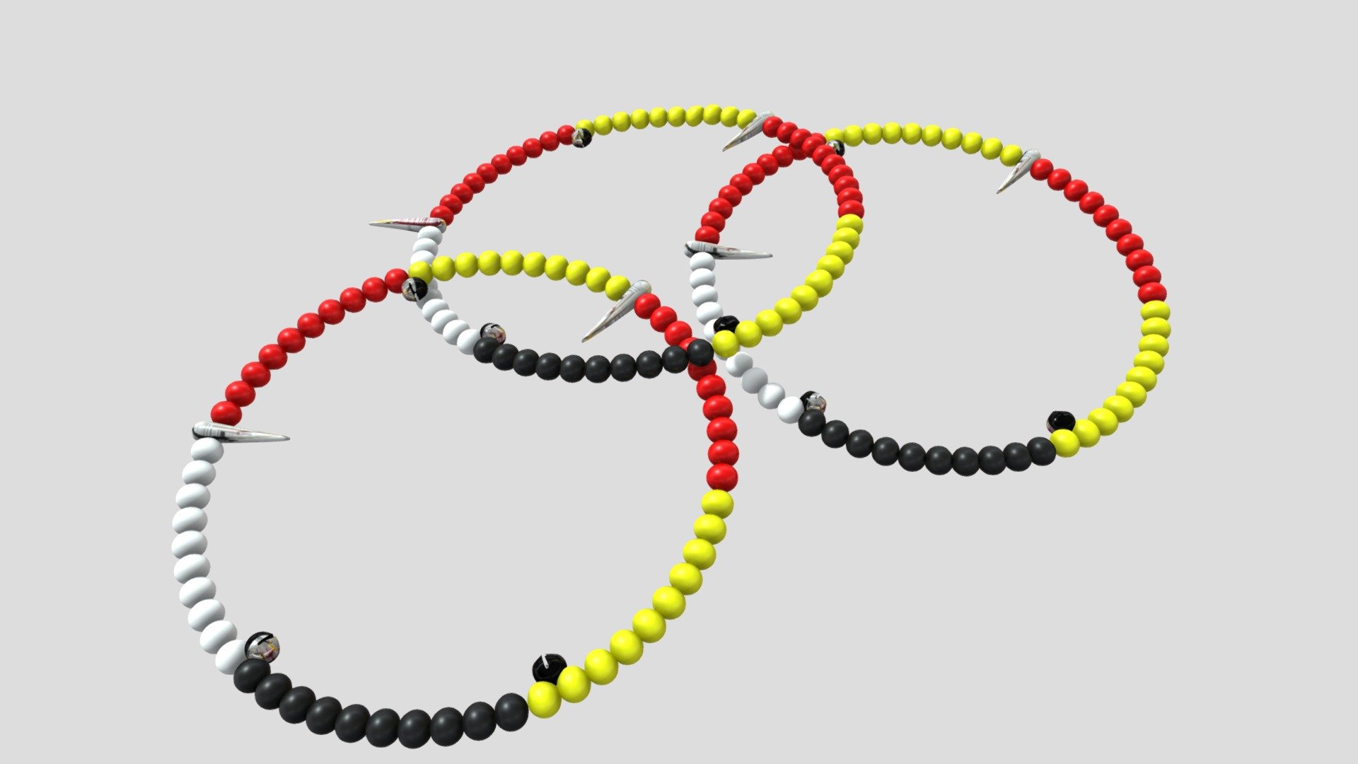 SET OF BRACELET ANKLET