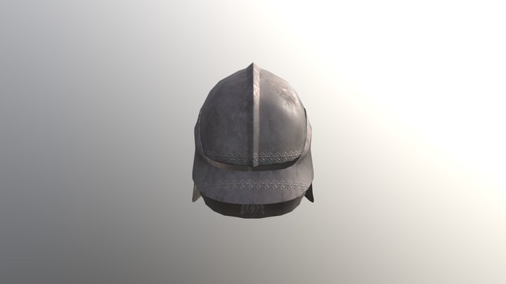 Knights Helmet 3D Model