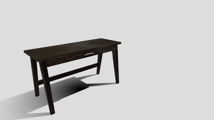 Minimalist Desk 3D Model