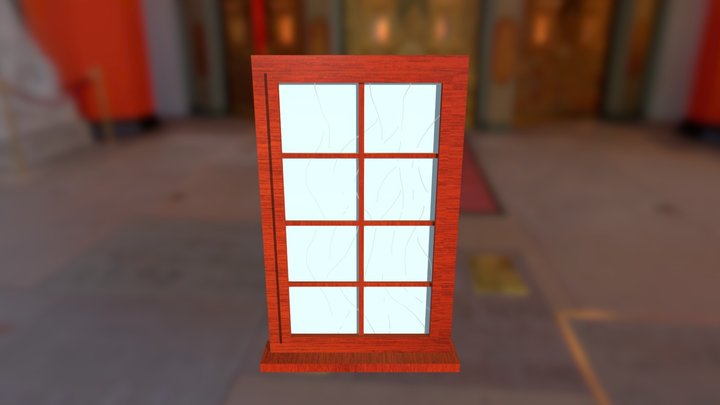 Window UVW 3D Model