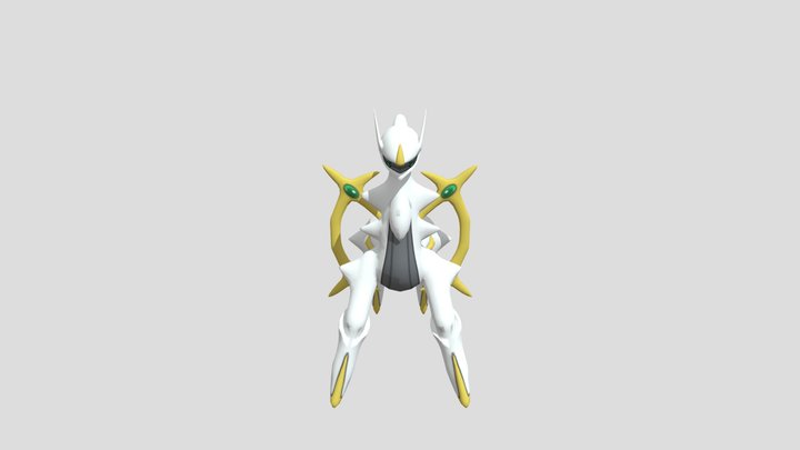 Pokemon X Y - 493 Arceus 3D Model
