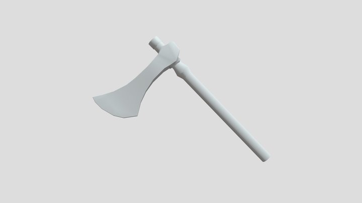 Axe Game Res 3D Model
