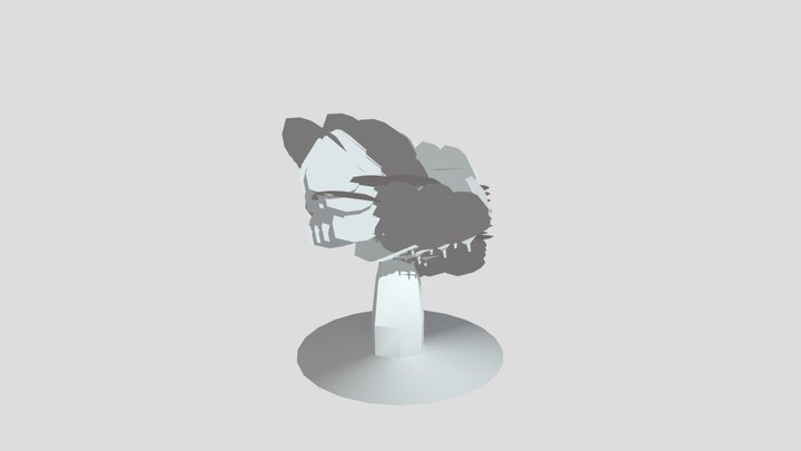 Cartoon tree 3d model 3D Model