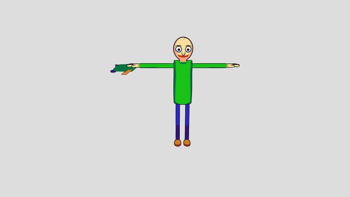 Baldi FNF 3D Model