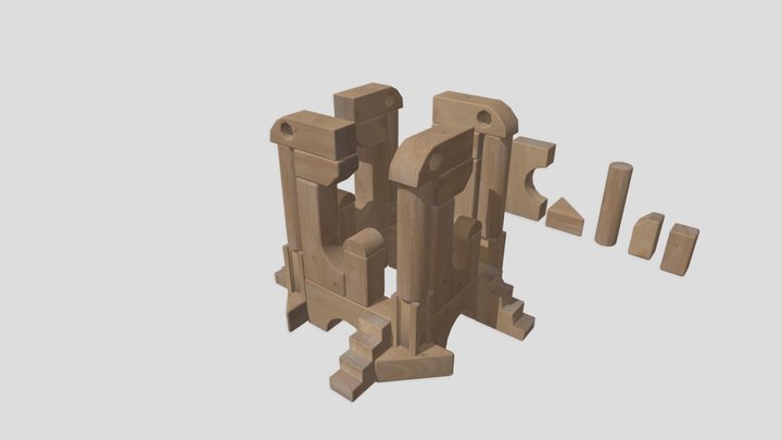 Unit Block Castle/Advanced 3D Model