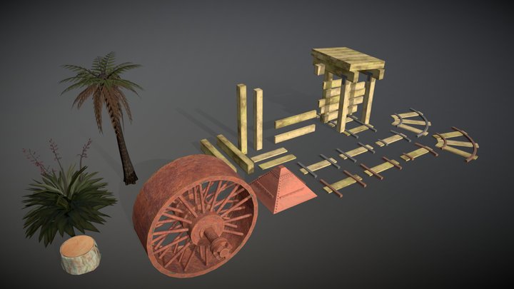 Abandoned Gold Mine Kit | Waihi NZ 3D Model