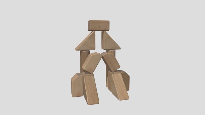 Unit Block Intermediate Structure 3D Model