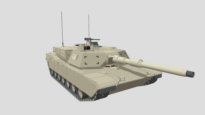 M1A2 Abrams 3D Model