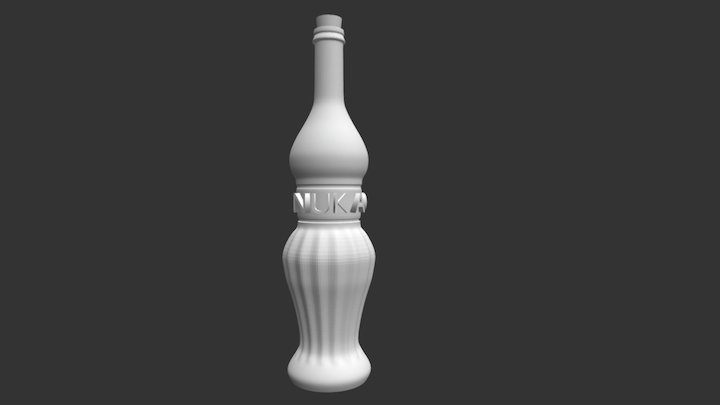 Nuka Cola Yellow (WIP) Near Finish 3D Model