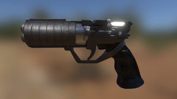 K's Pistol 3D Model
