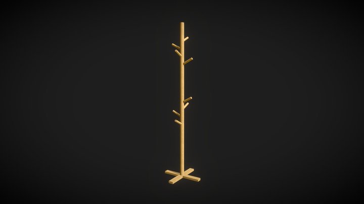 Simple Modern Coat Rack