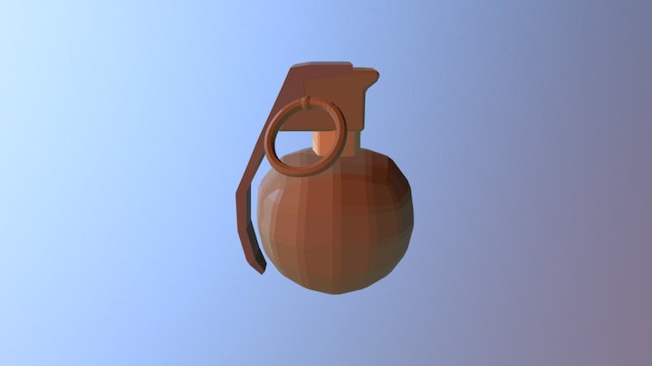 Blender Grenade 3D Model