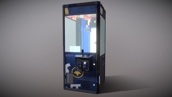 Arcade Claw Machine | Game Ready Prop