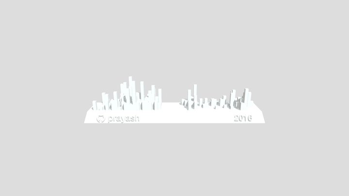 @prayash Github Skyline 2016 3D Model
