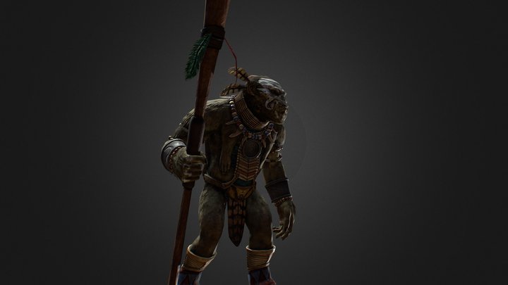 Orc shaman 3D Model
