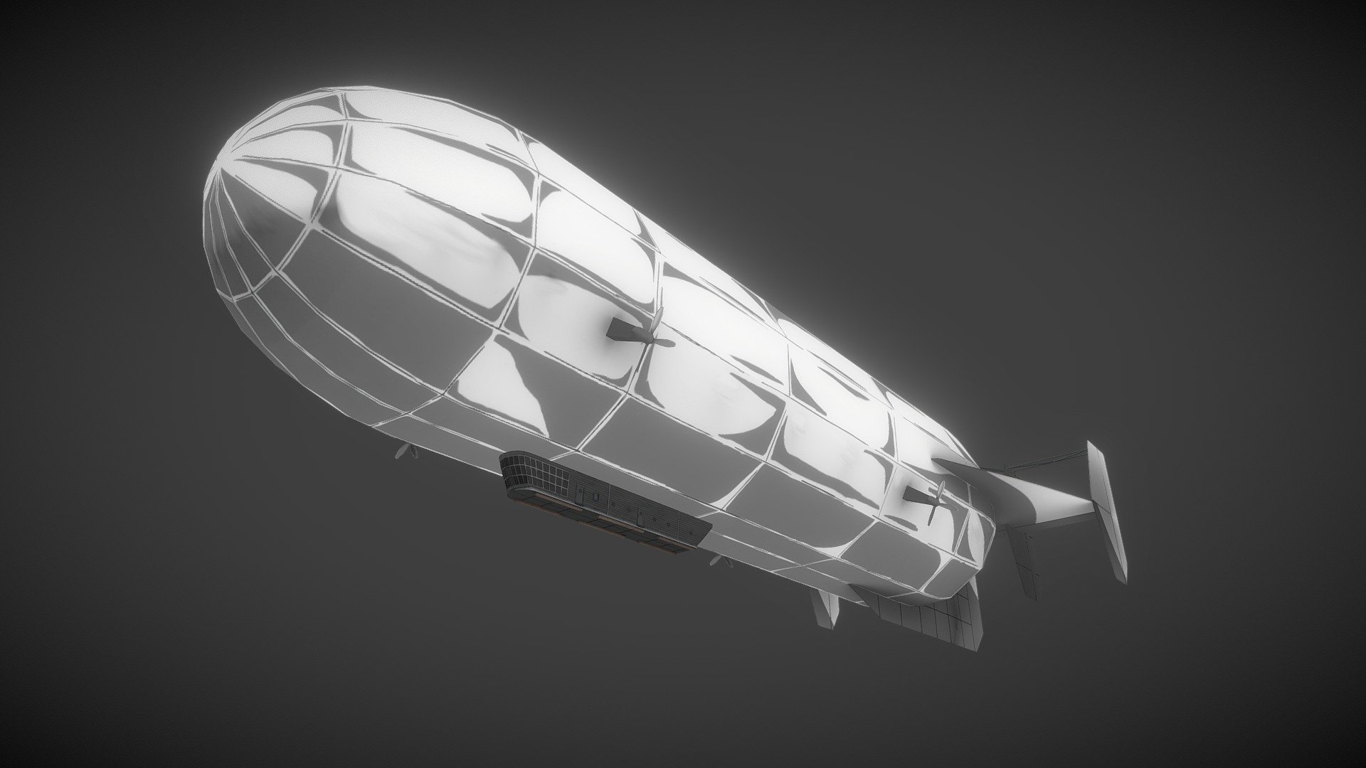 Zeppelin Airship Buy Royalty Free 3D model by Hivrtoon [e1c80e8