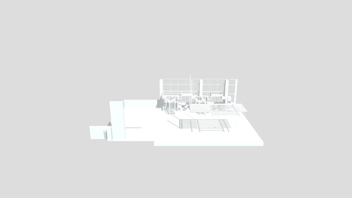 雙層座椅 3D Model