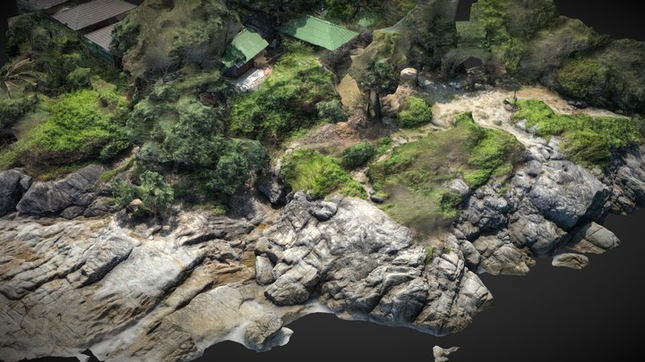 Rock, reef, seaside, coast – Kostenloses 3D-Modell STL