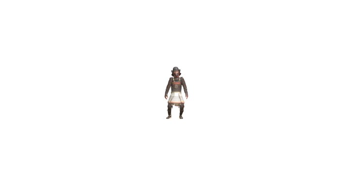 SAMURAI ENTRY ANIMATION 3D Model