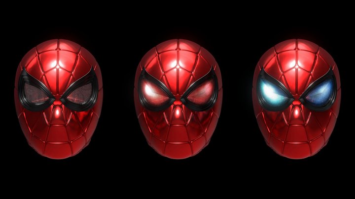 Spiderman Mask – Free 3D Model STL