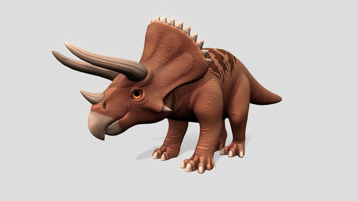 Triceratops- Horridus 3D Model