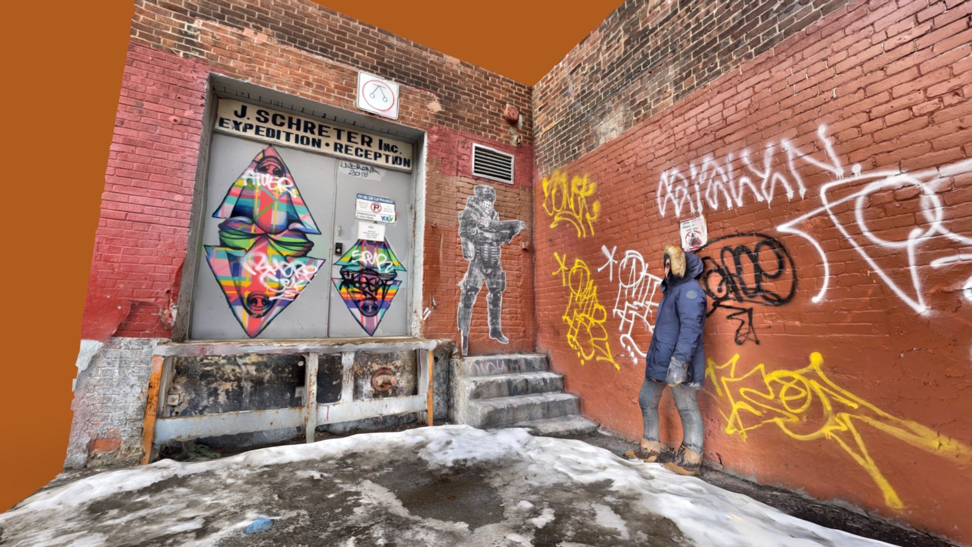 Watching Street Art