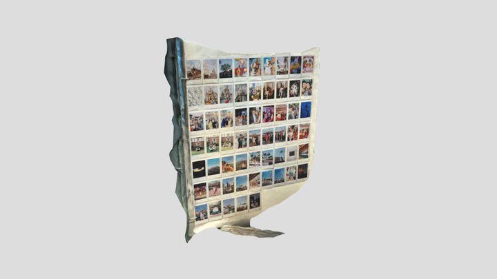 Polaroids 3D Model