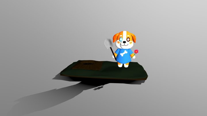 Animal Crossing - Maggie 3D Model