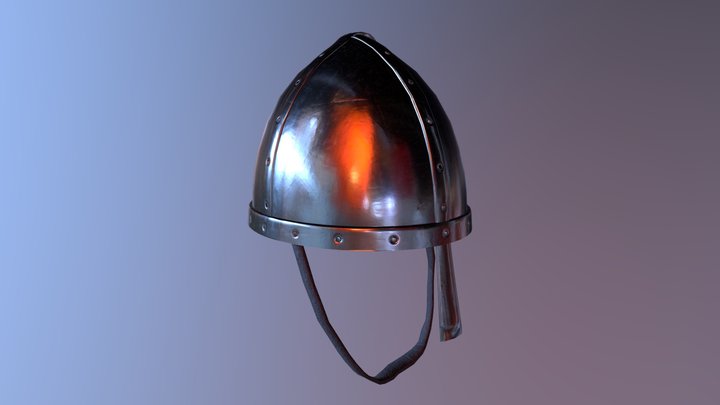Spangenhelm, Nasal Helmet 3D Model