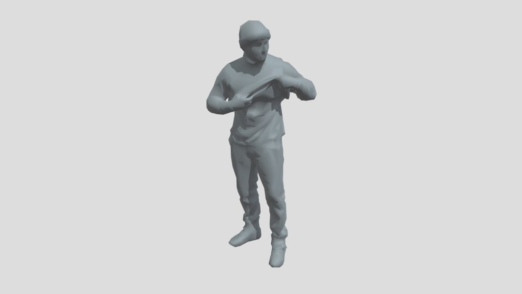 Lowpoly Male Standing