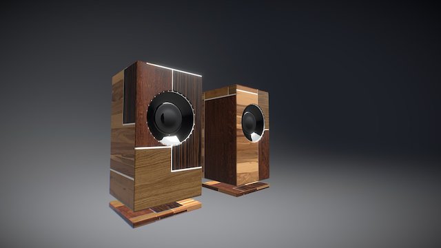 Wood SOUND I 3D Model