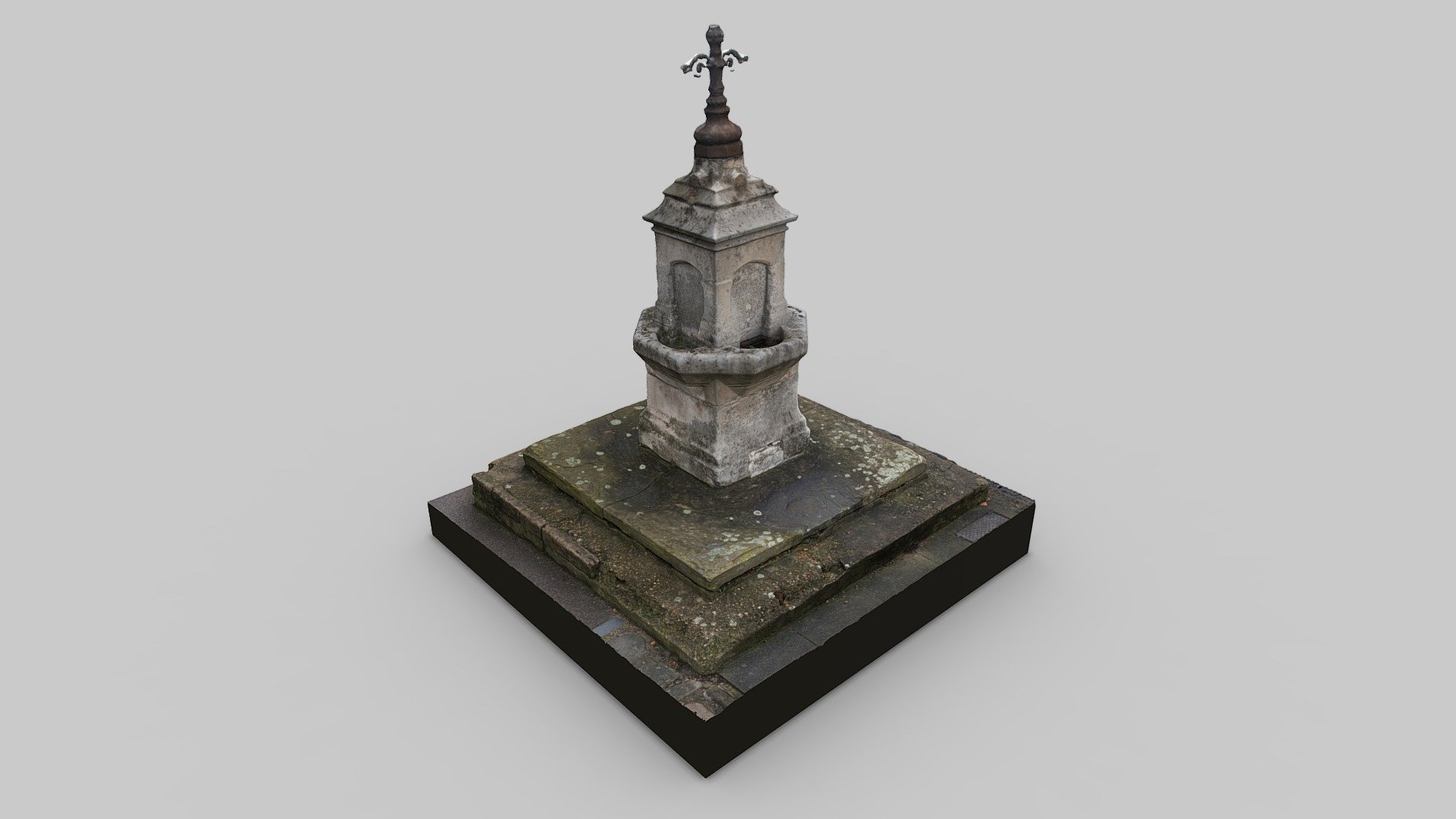 Hyde Vale Stone Conduit Head Download Free 3D model by artfletch