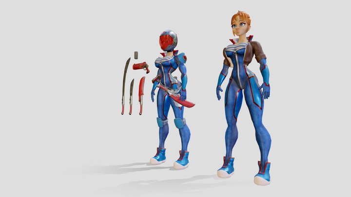 Anna renewed look. not all gadgets 3D Model