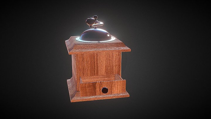 Manual Coffee Grinder 3D Model