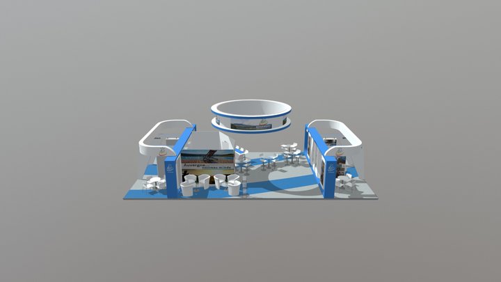STAND-AUVERGNE-PSDDESIGN 3D Model